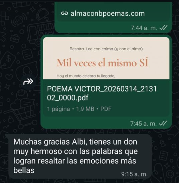Poema de cumpleaños