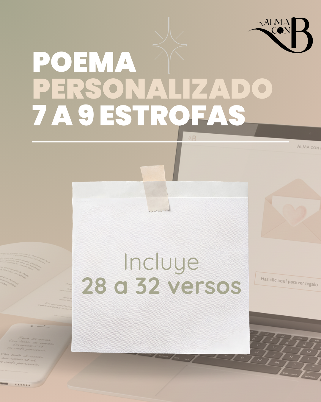 Poema personalizado Luz Infinita